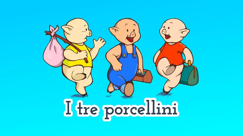 I tre porcellini 🐷🐷🐷 favola per bambini