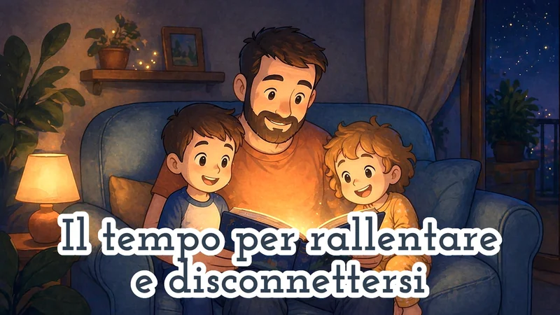 Un tempo per rallentare e disconnettersi: il potere delle fiabe serali 📱