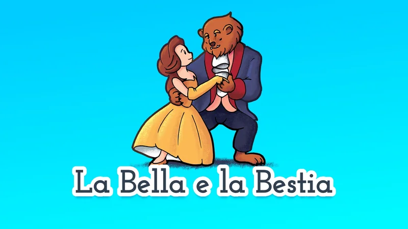 La Bella e la Bestia 👧🦁 fiaba classica per bambini