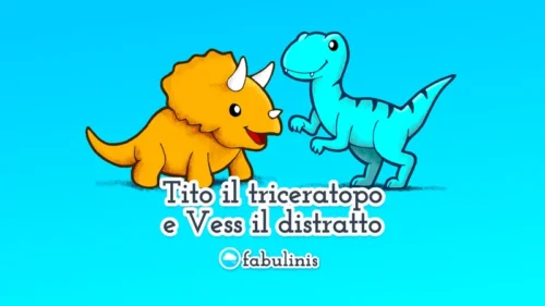 Tito il Triceratopo e Vess il Distratto 🦖 favola per bambini con morale
