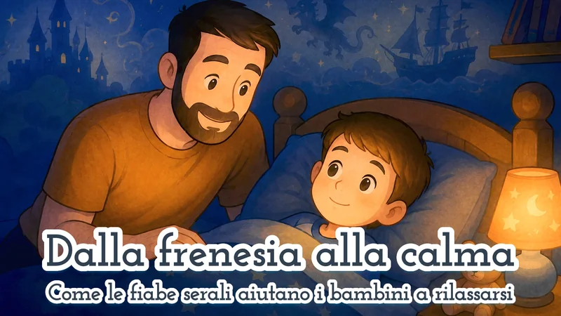 Dalla frenesia alla calma: come le fiabe serali aiutano i bambini a rilassarsi 🍃