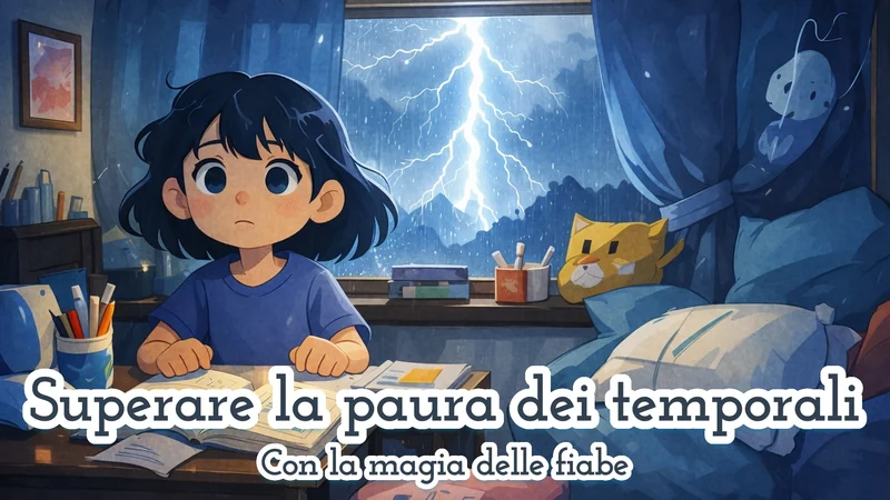 Superare la paura dei temporali con la magia delle fiabe. ⛈️