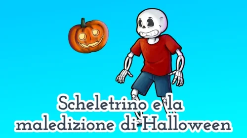 Scheletrino e la maledizione di Halloween 💀 fiaba per bambini