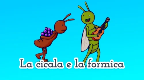 La cicala e la formica 🐜 favola di Esopo con morale per bambini