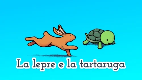 La lepre e la tartaruga 🐇🐢 favola di Esopo con morale per bambini