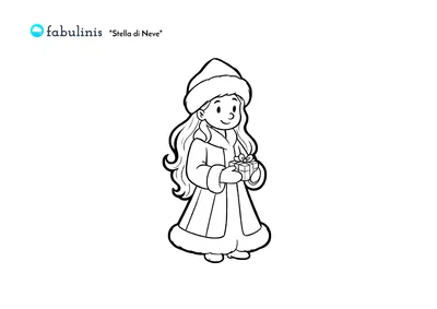 scarica il disegno da colorare di Stella di Neve ❄️