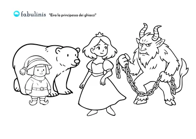 scarica il disegno da colorare di Eira la principessa dei ghiacci ⛓️‍💥