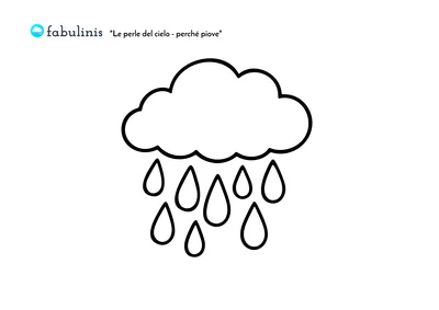scarica il disegno da colorare di Le perle del cielo: Perché piove 🌧️