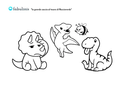 scarica il disegno da colorare di La grande caccia al tesoro di Rocciaverde 🐝