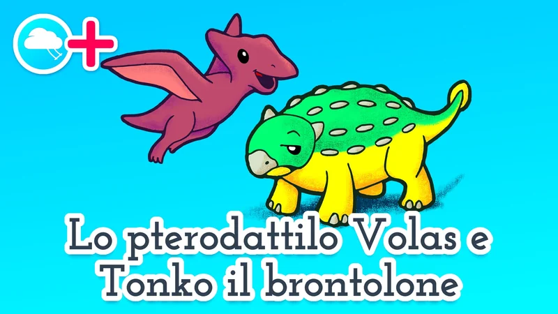 Lo Pterodattilo Volas e Tonko il Brontolone 🦖 favola divertente per bambini