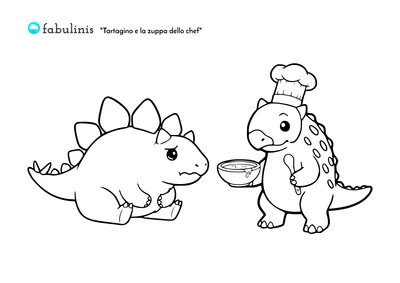 scarica il disegno da colorare di Tartagino e la zuppa dello chef 🍲