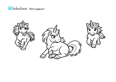 scarica il disegno da colorare di Ash il rugginoso 🦄 I racconti della ruggine 4