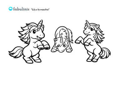 scarica il disegno da colorare di Lily e la macchia 🦄 I racconti della ruggine 1