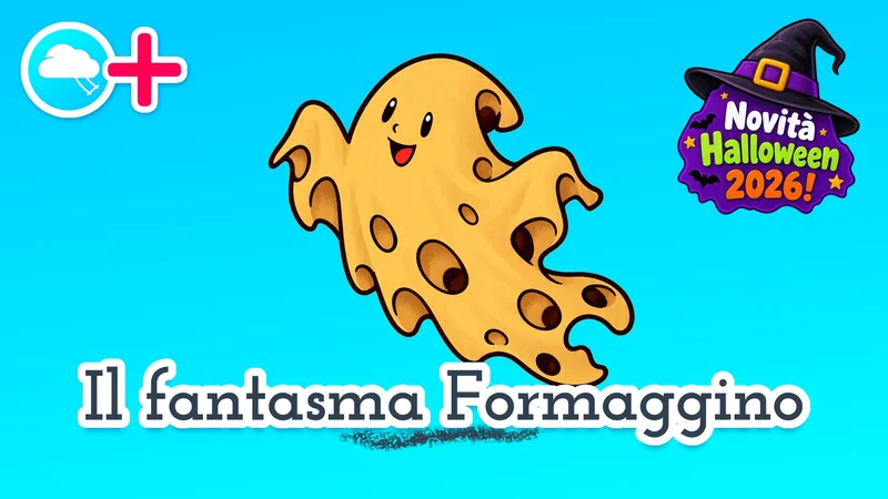 Il fantasma Formaggino 👻 racconto di Halloween per bambini