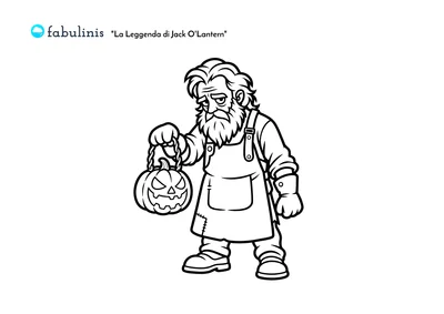 scarica il disegno da colorare di La Leggenda di Jack O’Lantern 🎃
